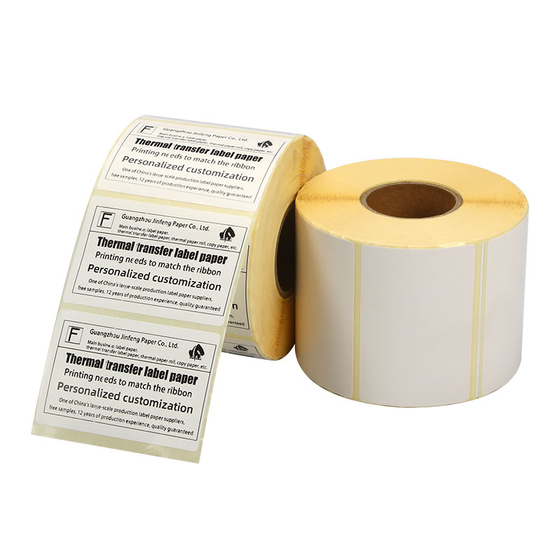 Adhesive Barcode Sticker Scale Label White Color Thermal Direct Zebra Printer Label
