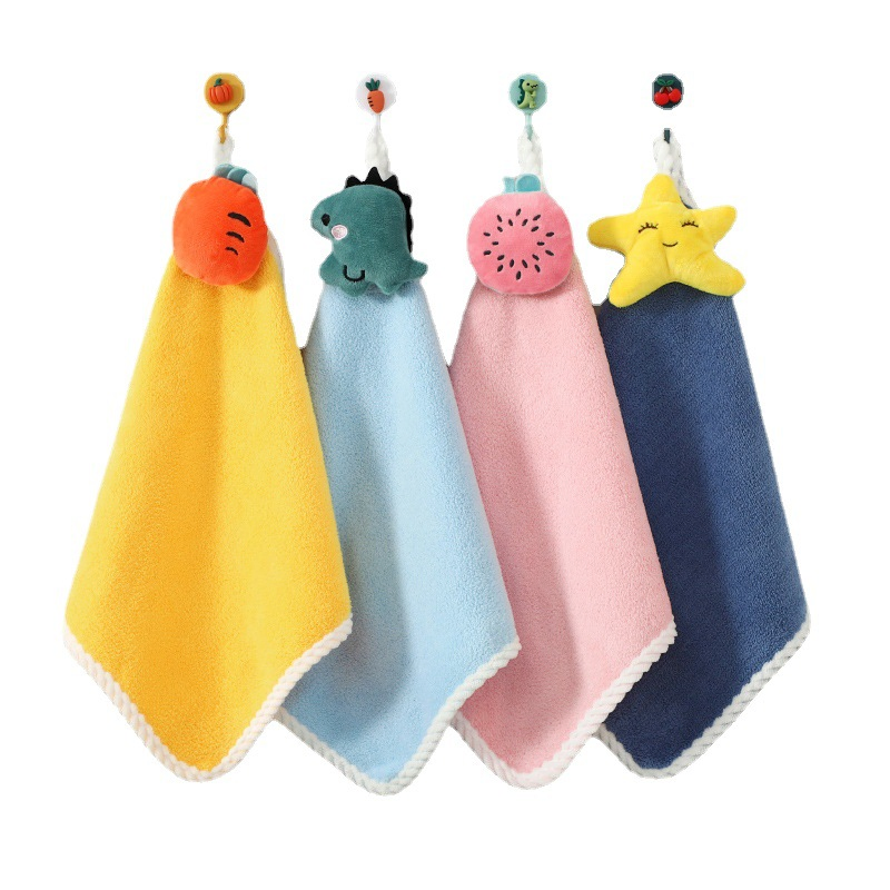 Esun Super Soft Hanging Hand Towels for Kitchen Bathroom