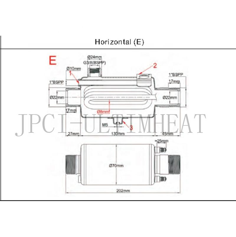 Проточный водонагреватель JPCI 9SU113 3000Вт