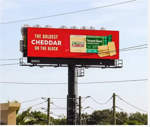 Outdoor Digital Sign Billboard Advertising High Resolution Fixed Installation P6 P8 P10 LED Giant Screen