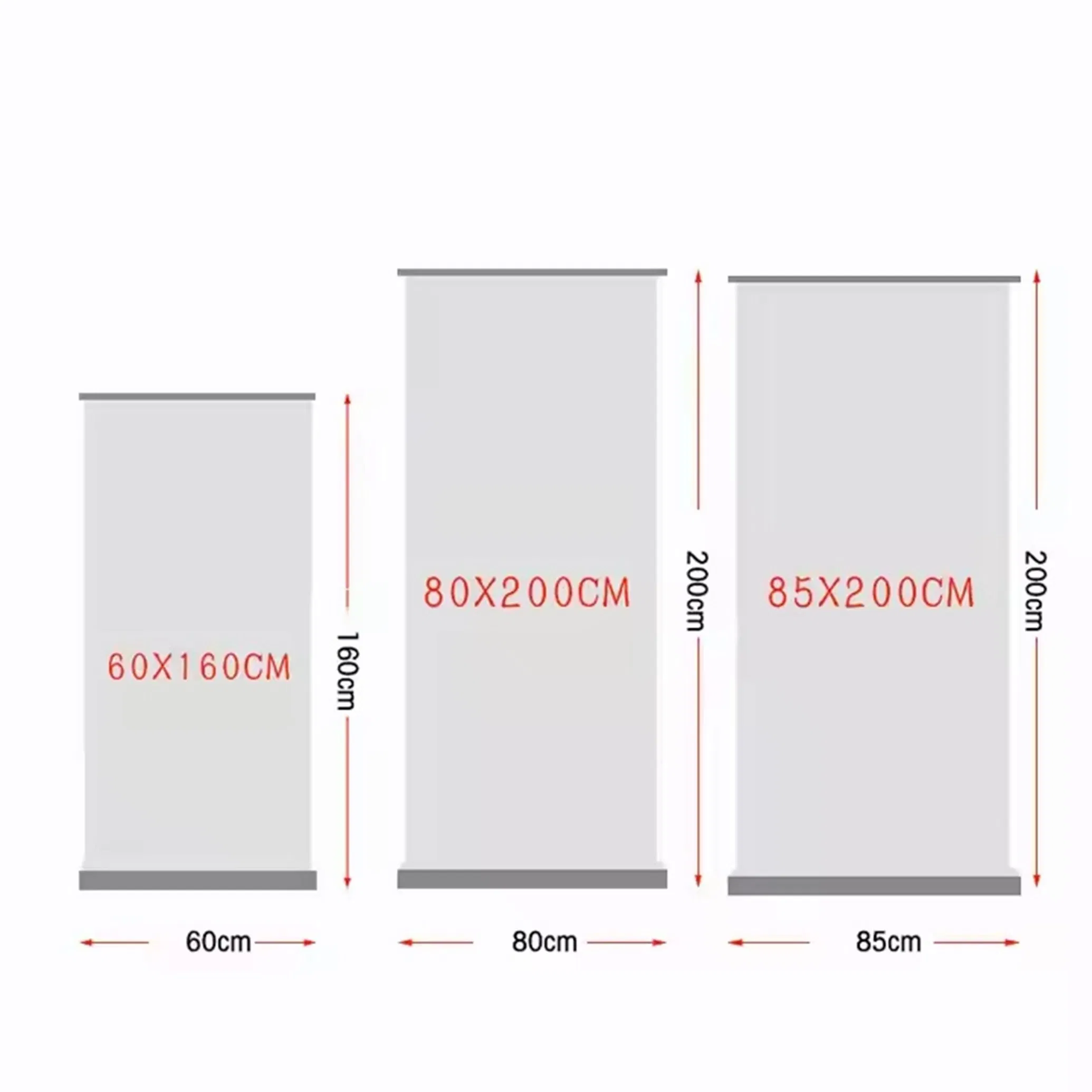 Aluminum Roll Screen Stand Retractable Banners Pull up Banner