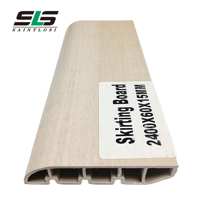 Anti Slip Spc Floor Accessories Skirting Safe for Homes with Children and Elderly