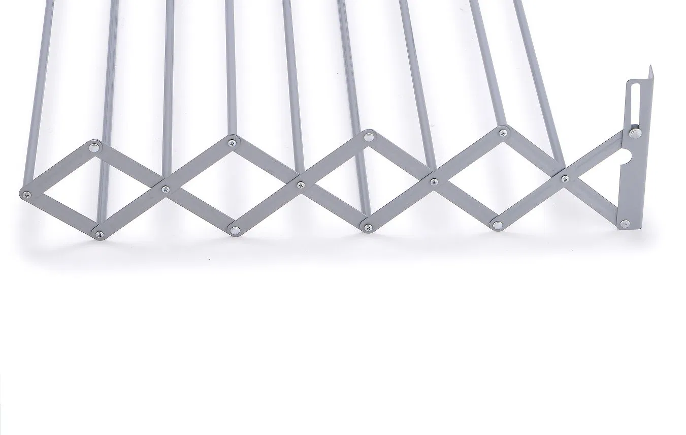 Clothes Drying Rack; Wall-Mounted, Folding, Nine Poles; L60cm