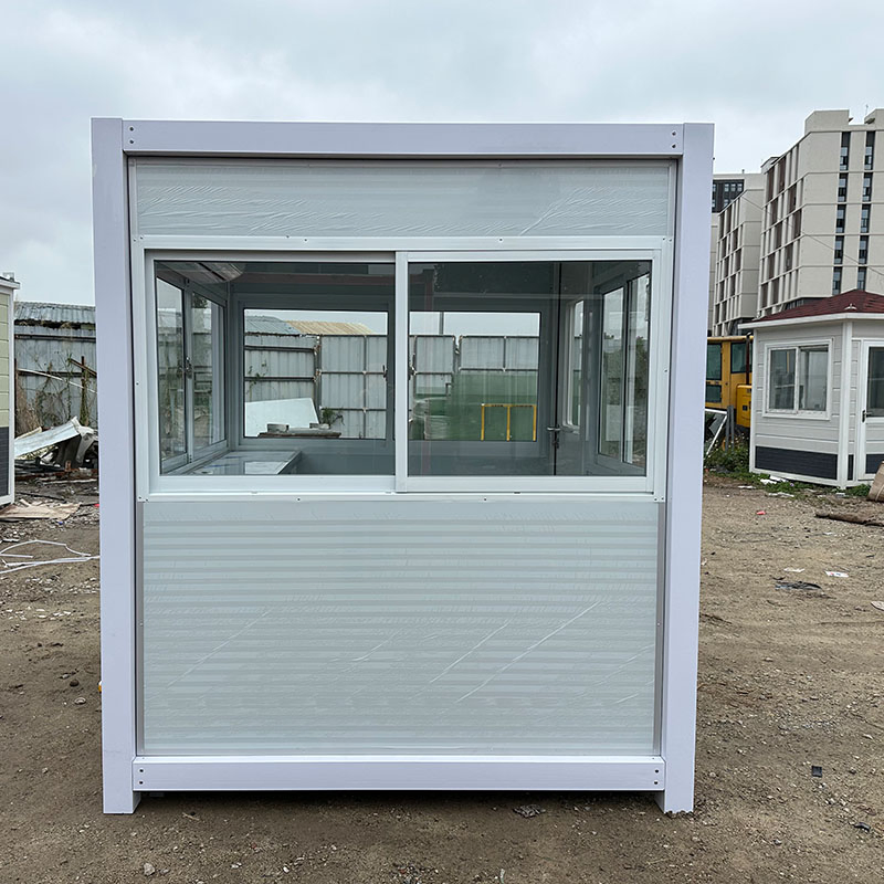 White Color Detachable Modular Private Security Guard Shack