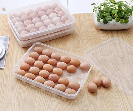 Wholesale Strong Clear PP Plastic Storage Egg Box for 30 Eggs