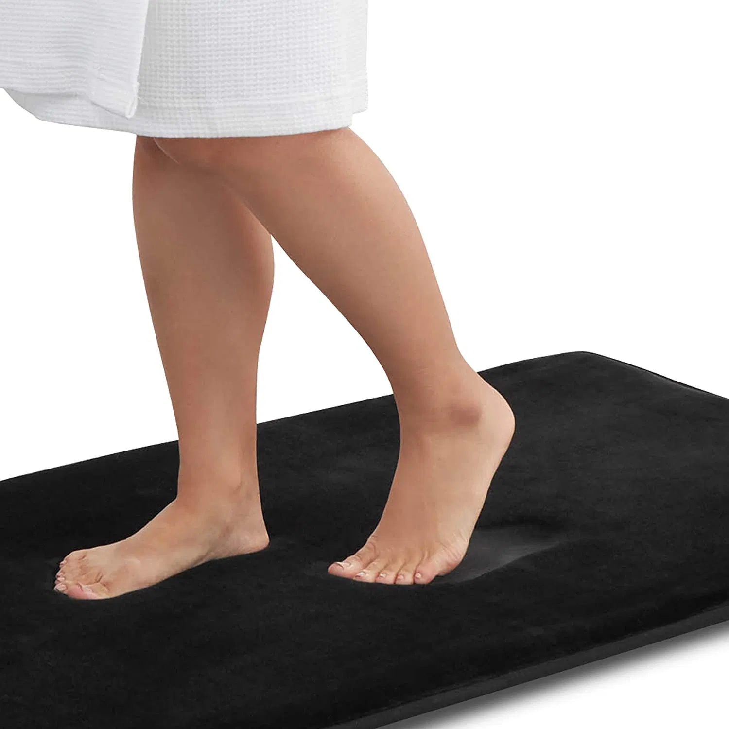 Non Slip Absorbent Memory Foam Velvet Bathroom Carpet Bath Rug Mat