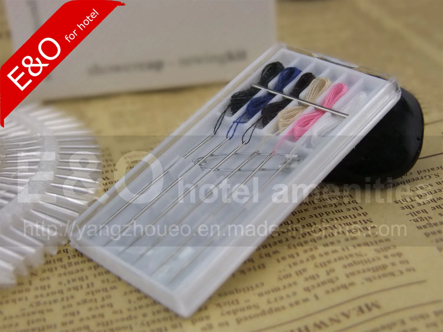 Wholesale Cheap Disposable Sewing Box Hotel Sewing Kit in Plastic Box