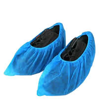 Disposable Blue Anti-Slip Surgical Shoe Covers for Medical Use