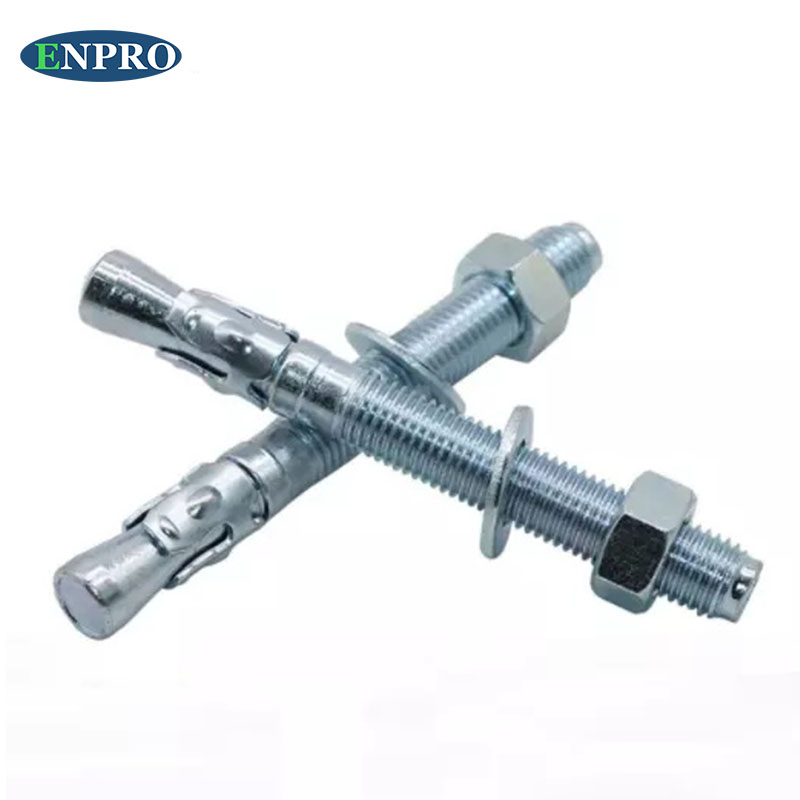 Carbon Steel M10 M12 M16 Zinc Plate Galvanized Concrete Expansion Wedge Anchor