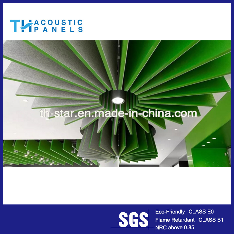 High Quality Soundproof Pet Acoustic Panels Polyester Ceiling Tiles Acoustic Wall Panel