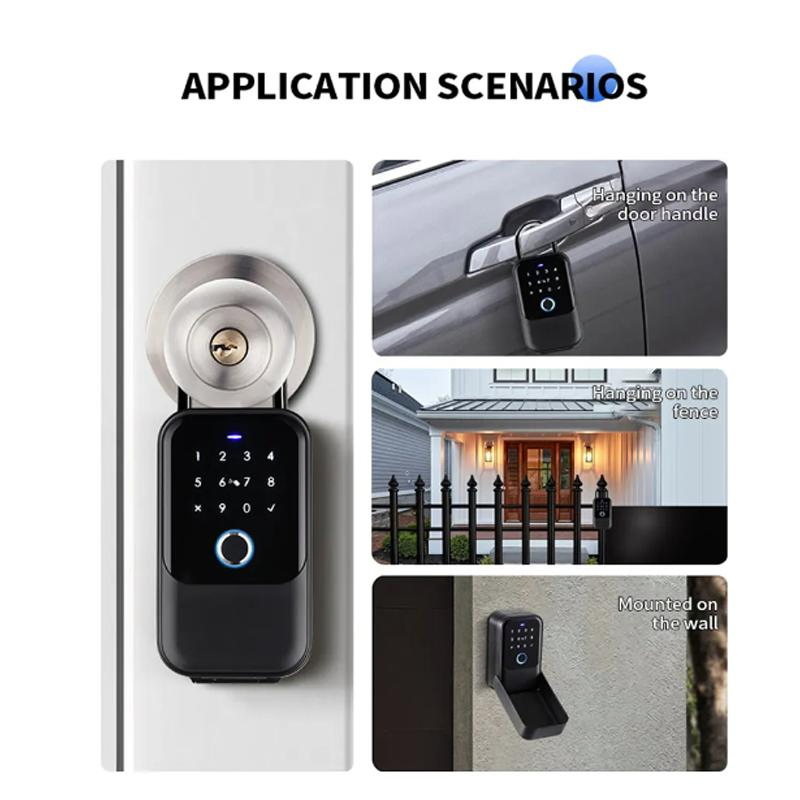 2024 New Smart Fingerprint Key Lock Box with