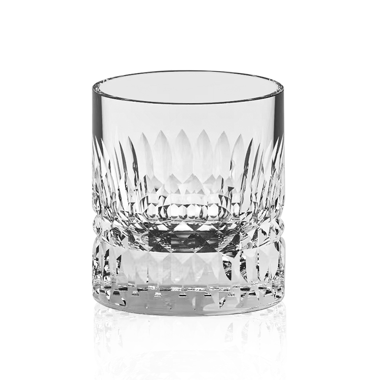 Hand Engraved Whiskey Glass Lead Free Carved Whisky Glass Gift