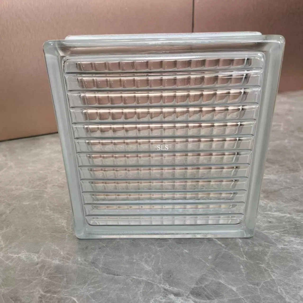 New Transparent Decorative 190*190*80mm Glass Block Crystal Glass Bricks Hollow Glass Block