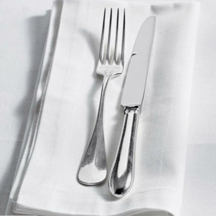 Premium 100% Cotton White Napkins for Restaurants and Events