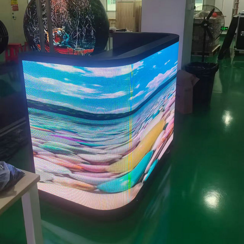 Portable DJ Table DJ Booth for Stage Performance Music Event Concert Night Club LED Displays