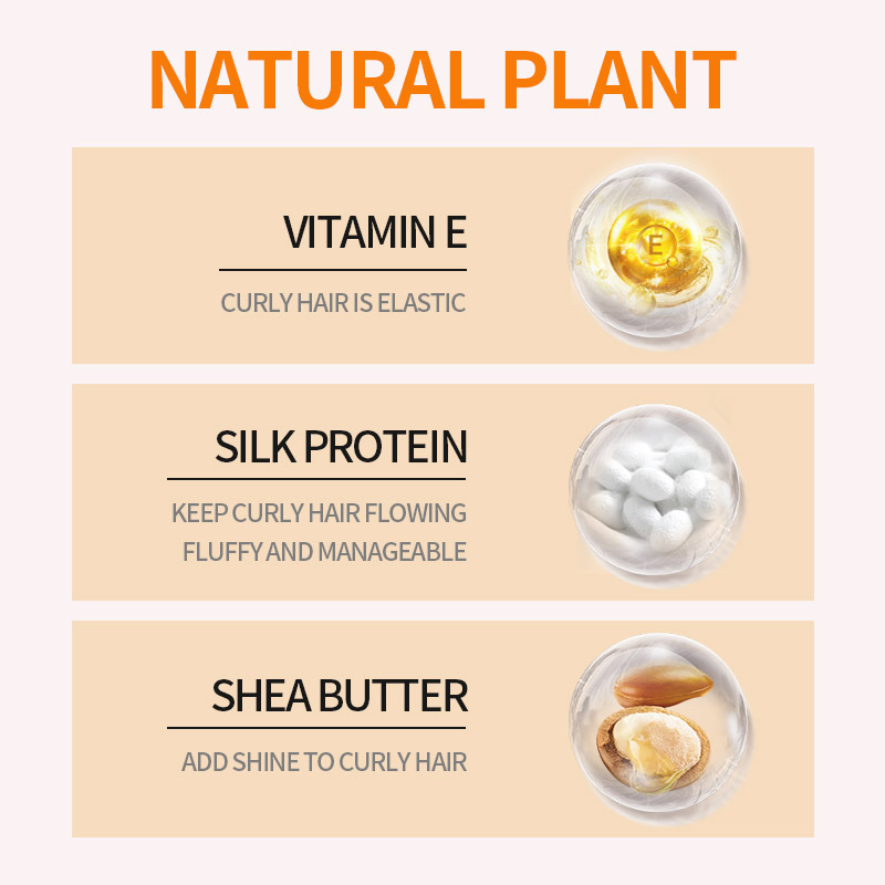 Private Label Fruit Smell Extra Strong Hold 8.34oz/236ml Alcohol-Free Curly Wave Curl Enhancers Hair Lotion