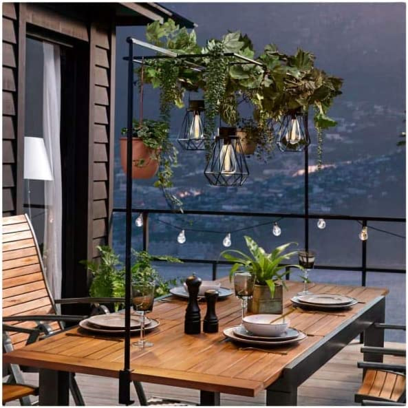 Hopesun Over The Table Rod Stand with Wire Mesh Panel