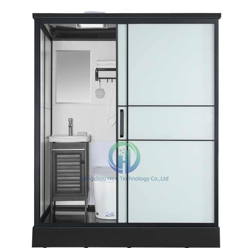 Compact Prefab House Toilet with Advanced Sanitary Features