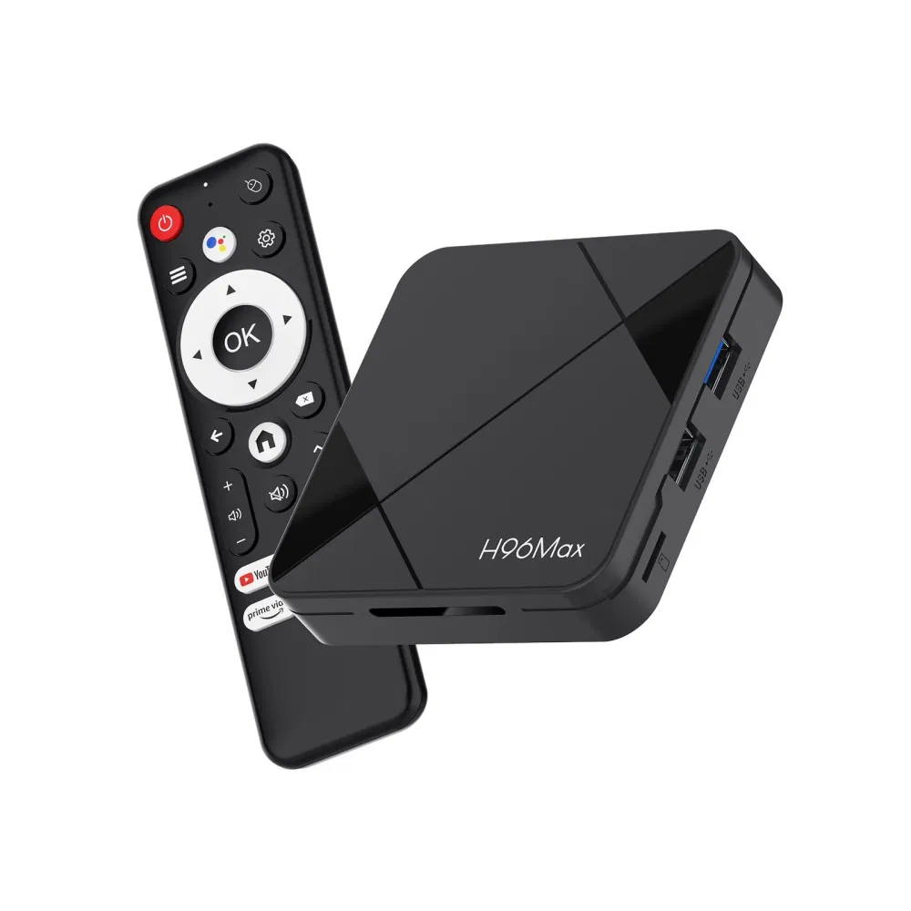 H96 Max Rk3518 Android 14.0 TV Box Quad Core Arm Bt5.4 4K 100m Quad Core Set Top Box