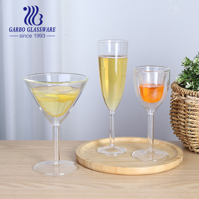 Wholesaler Glass Stemware Hot Sale Glass Goblet for Wine and Champage Martin Glass Cup