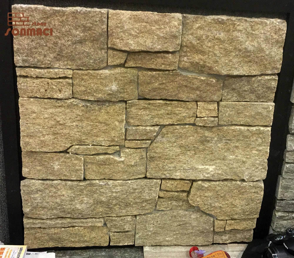 High Quality Natural Brown Color Wall Slate Stone Veneer