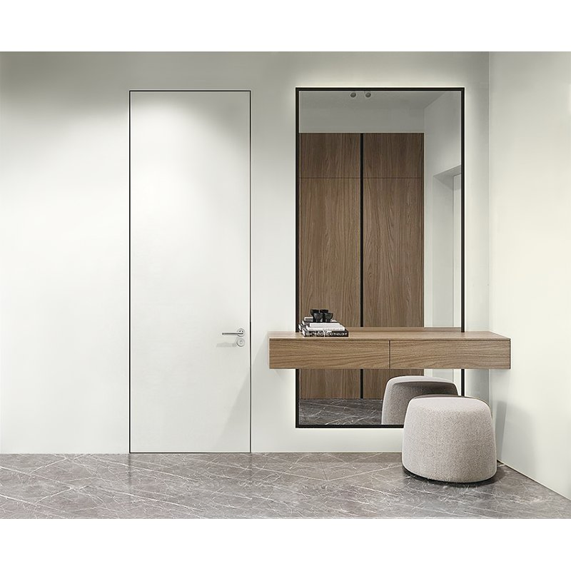 Modern Sinpolo Interior Wood Door: Frameless Hidden Style for All Occasion