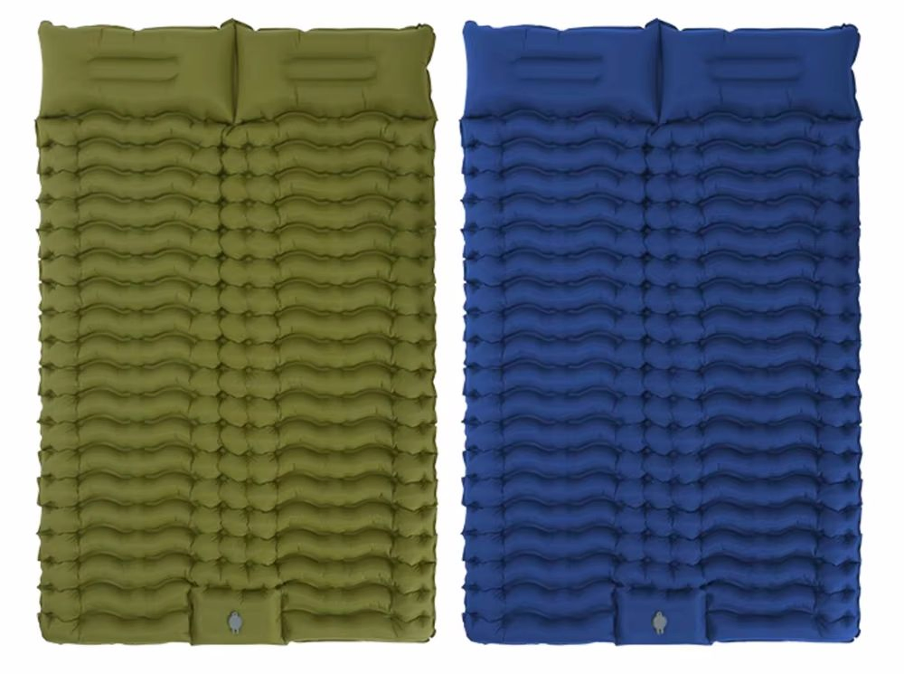 Ultralight Camping Mat Outdoor Backpacking Inflatable Air Mat Sleeping Pad Mattress with Pillow