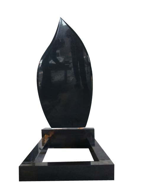 Granite Tombstone Design Luxury Tombstone Black Obsidian Plan for Gravestone