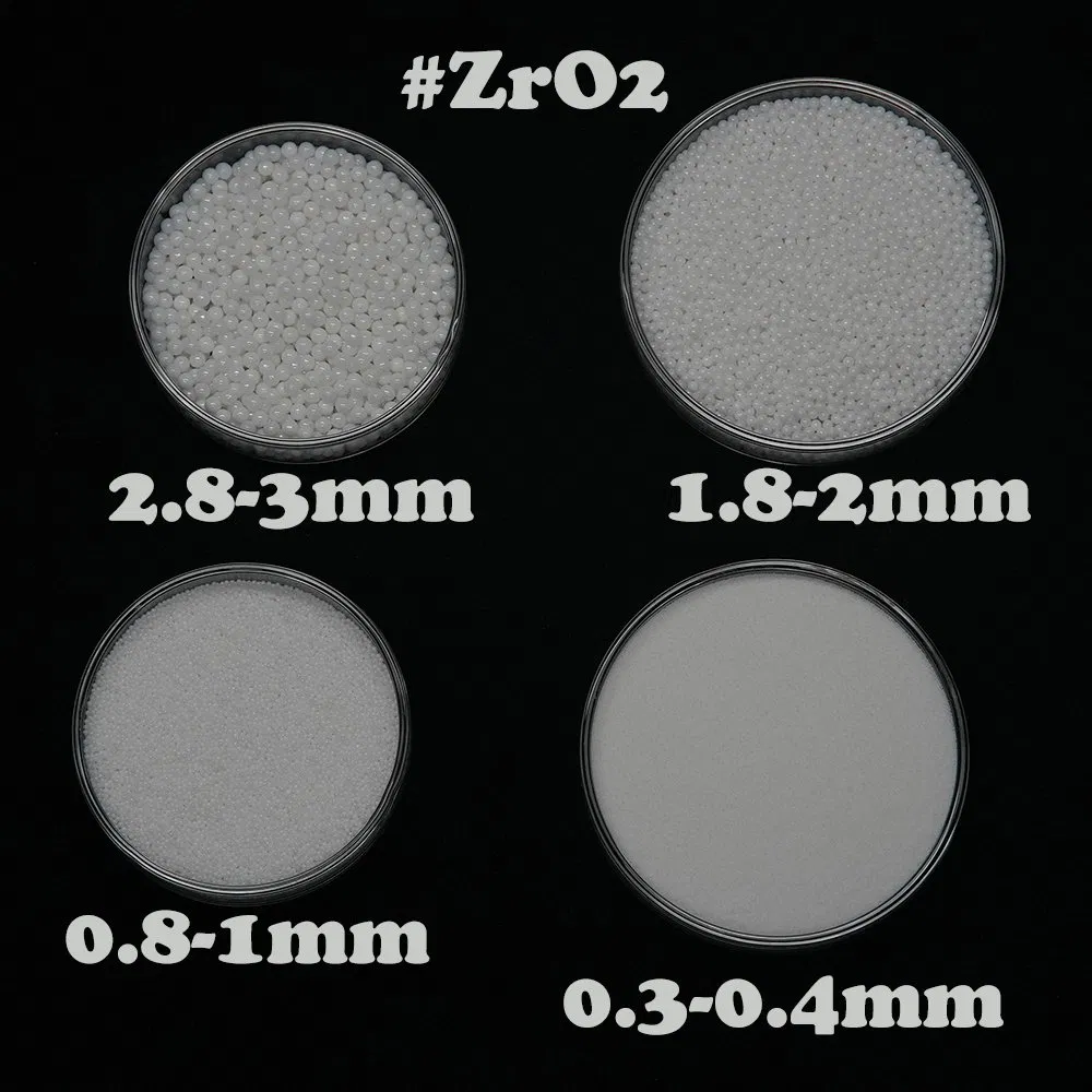 Циркониевые оксидные бисер и порошок для шлифовки