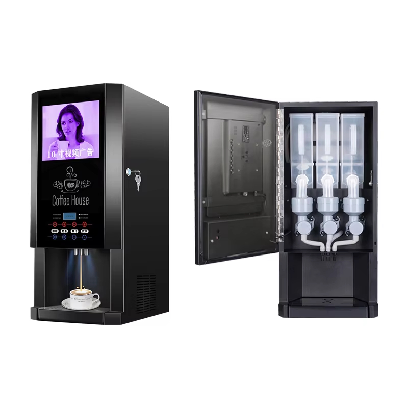 3 Flavours Hot Ice Coffee Machine Fully Automatic Instant Coffee Machine