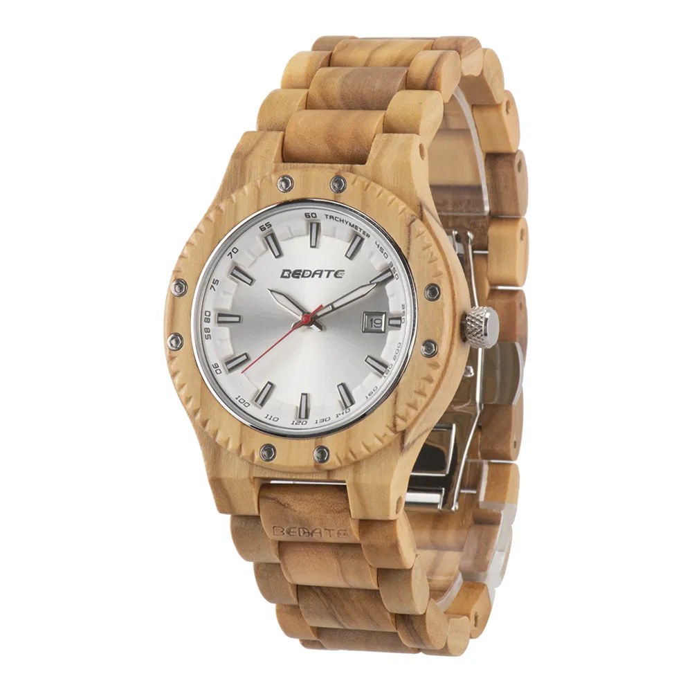 Top Sale New Sandalwood Sport Watch Set 42mm for Mens Custom Gshock with Private Label Quartz Watch