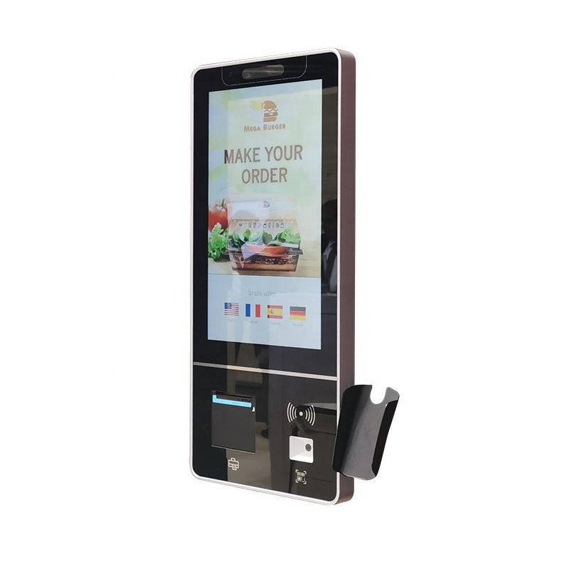 Letine Self-Service Order Payment LCD Kiosk with Barcode Scanner NFC Module POS