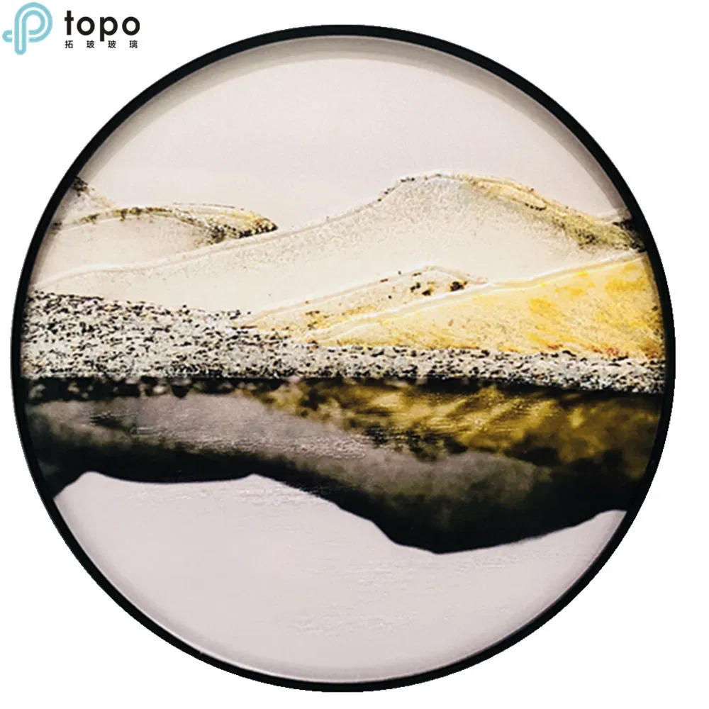 500mm Decorative Chinese Modern Circle Landscape Painting (MR-YB6-2051D)