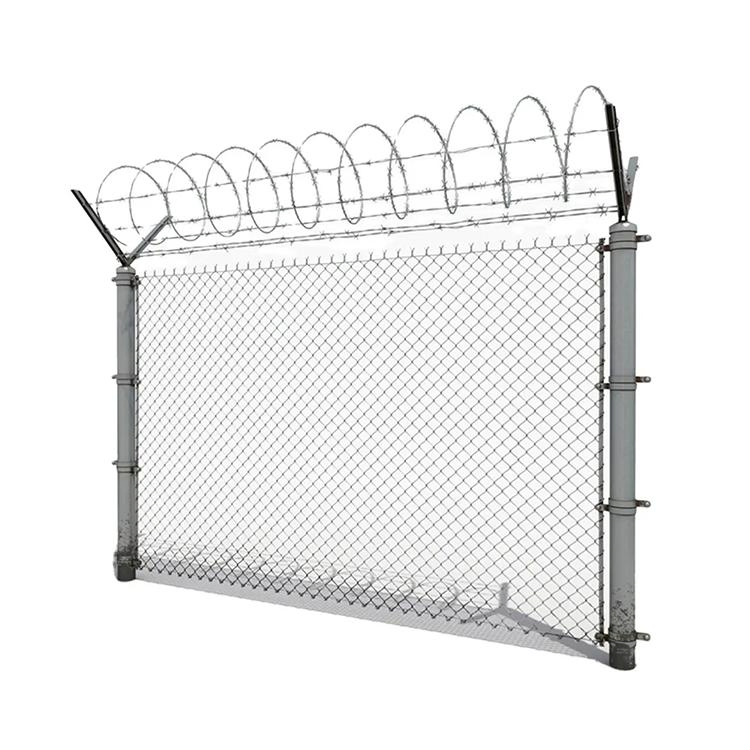 High Quality Wholesale Hot Dipped Galvanized Panels Price Used Chain Link Fence for Sale