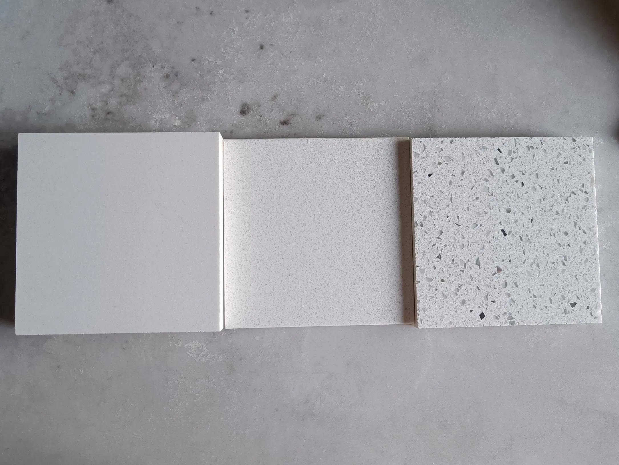 OEM Factory Corian Bathroom Countertop Wash Basin Table Artificial Quartz Slab for Boutique Shower Room and Commercial Laboratory Quartz Countertop