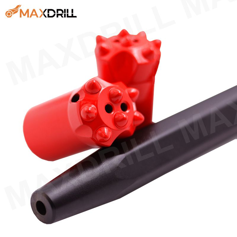 Maxdrill 11° Taper Drill Rod 800mm for Quarrying