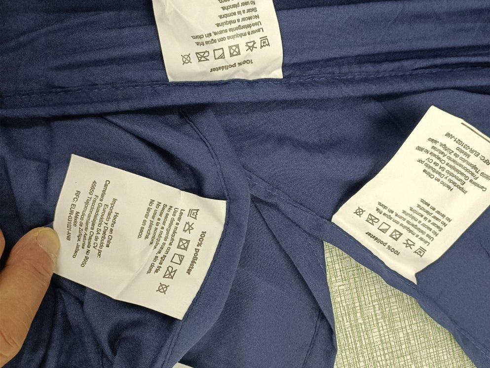 Easy Care Microfiber Bed Sheet Set with 4mm Pipe Dark Blue Cover