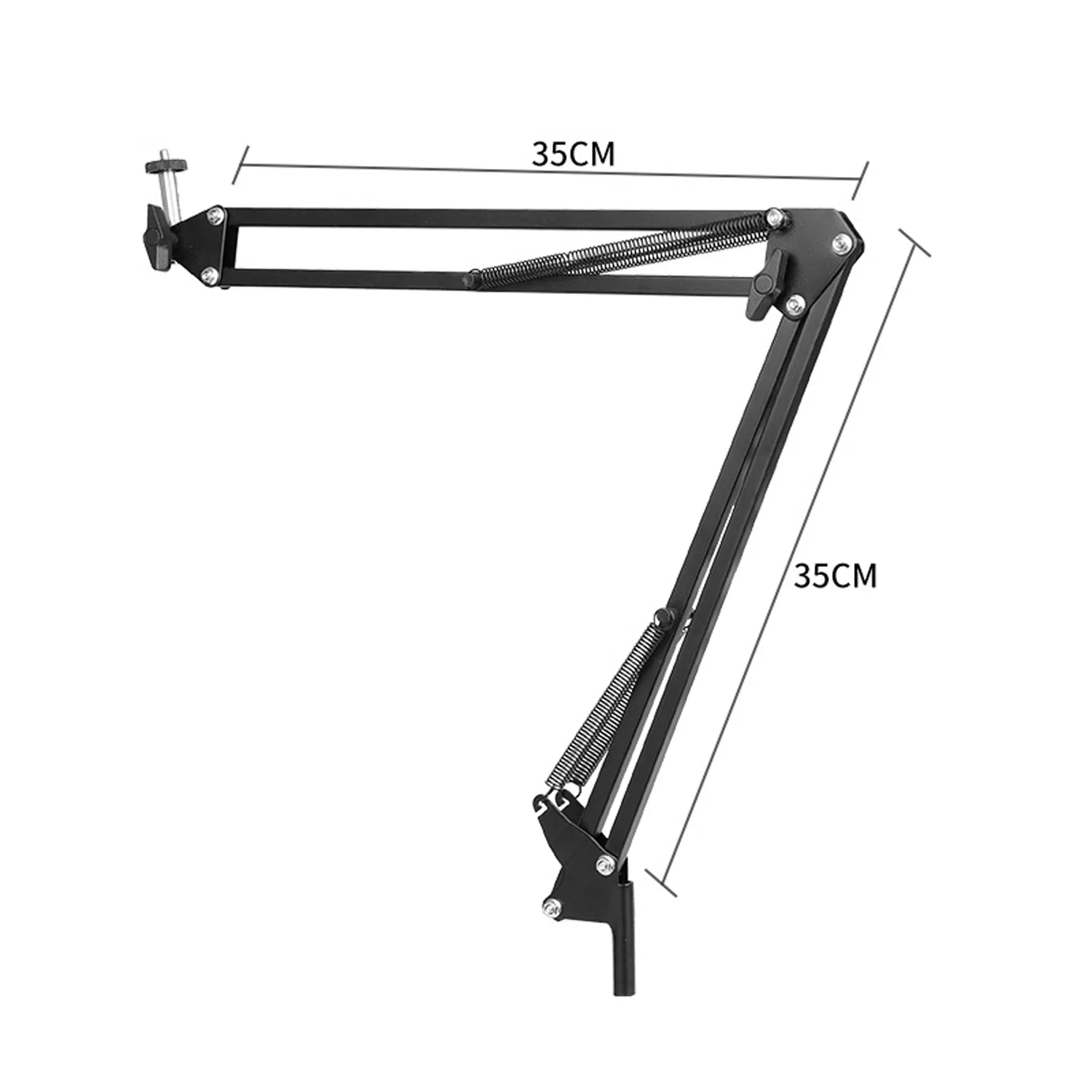 Camera Webcam Ring Light Flexible Over Head Arm Tripod Mount