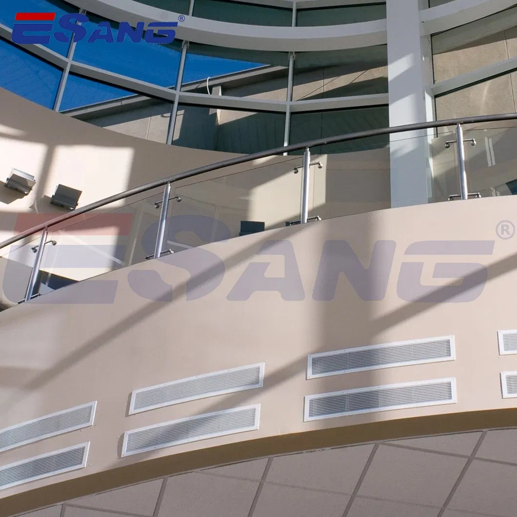 Esang Balcony Railing Frameless Tempered Glass Balustrade Stair Stainless Steel Railing