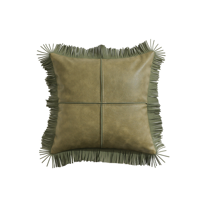Stylish PU Cushion Cover for Modern Home Decor Needs