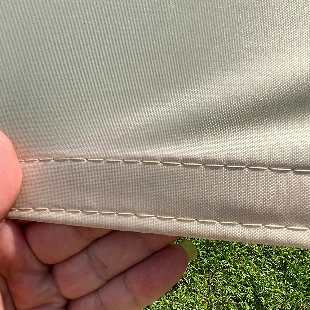 Windproof Waterproof Rectangle Sun Shade Sail for Outdoor Sports Venue Use