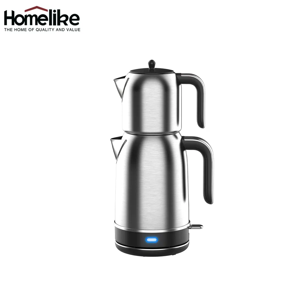 Tea Kettle Tray Set Household Appliance Electric Automatic Stainless Steel 304 Coffee and Tea Maker Machine 1.7L