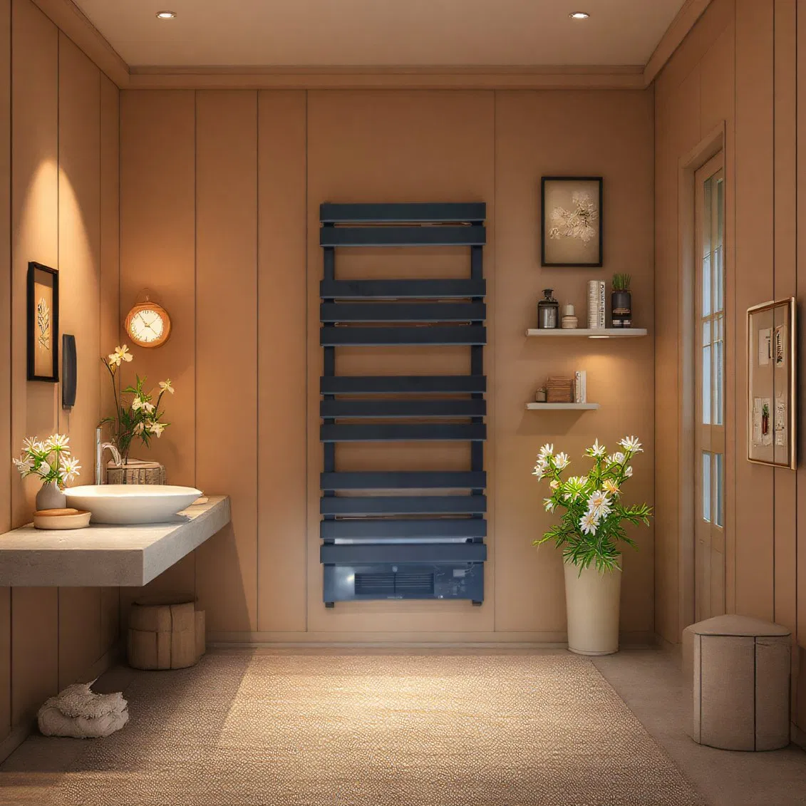 2000W Warm Towel PRO Wall Mounted for Bathroom Use Towel Radiator