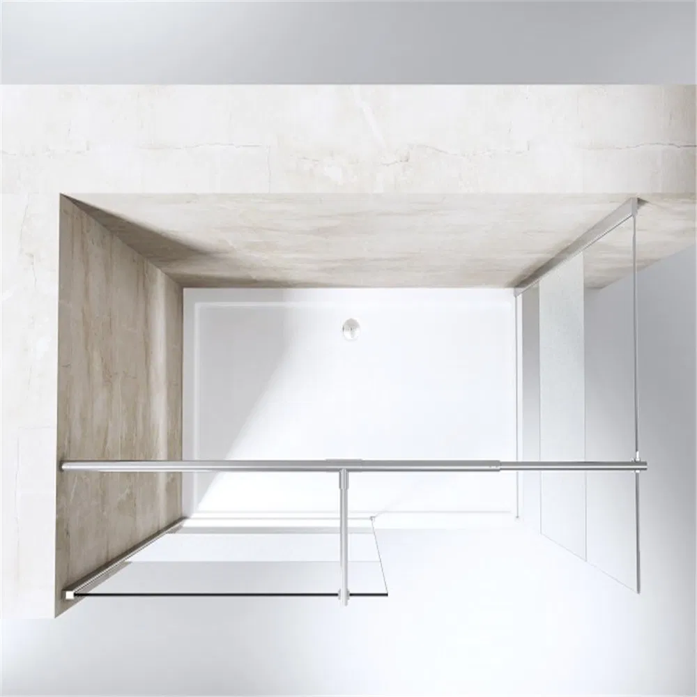 High Quality Simple Shower Enclosure with Stainless Steel Hinge and Towel Bar