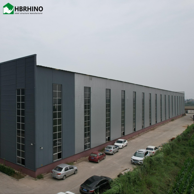 Multi-Story Large Span Prefabricated Exportable High Strength & Durable Light Steel Structure Buildings for Factories Workshops Warehouses Building