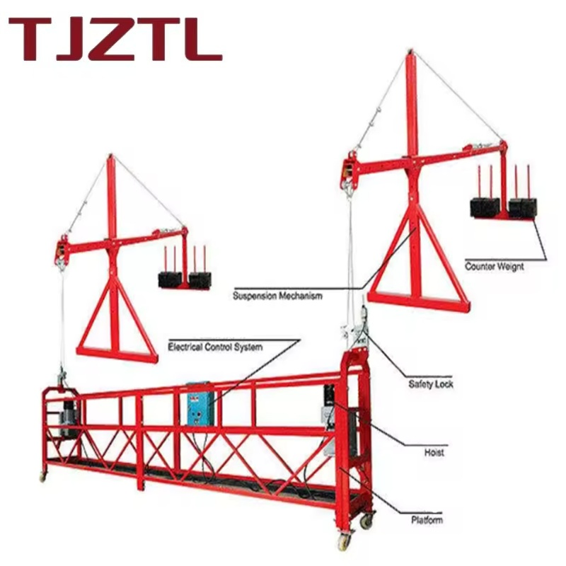 Zlp Series Suspended Platforms - Aluminum Alloy Custom Painted, CE & ISO Certified, South America Special