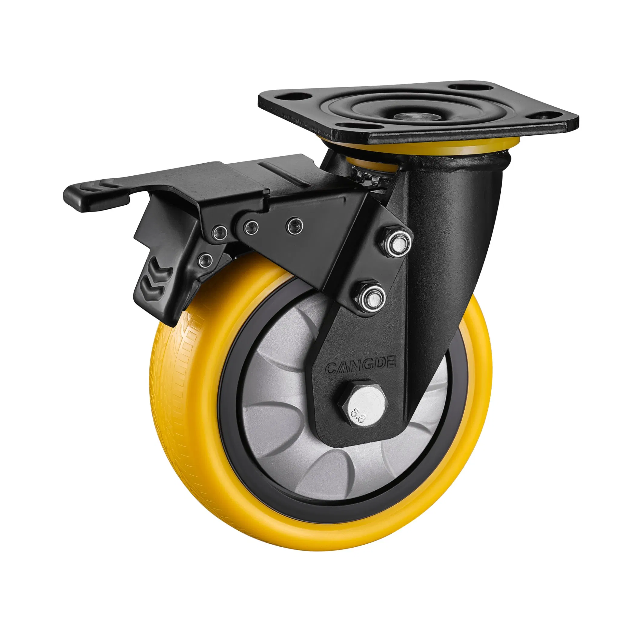 Heavy Duty Polyurethane PU Casters for Industrial Use