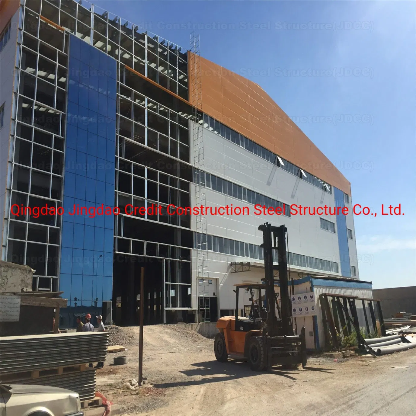 Design (JDCC) Prefabricated Prefab Portable Modular Mobile Expandable Luxury Workshop Warehous Column Frame Construction Bridge Office Steel Building House