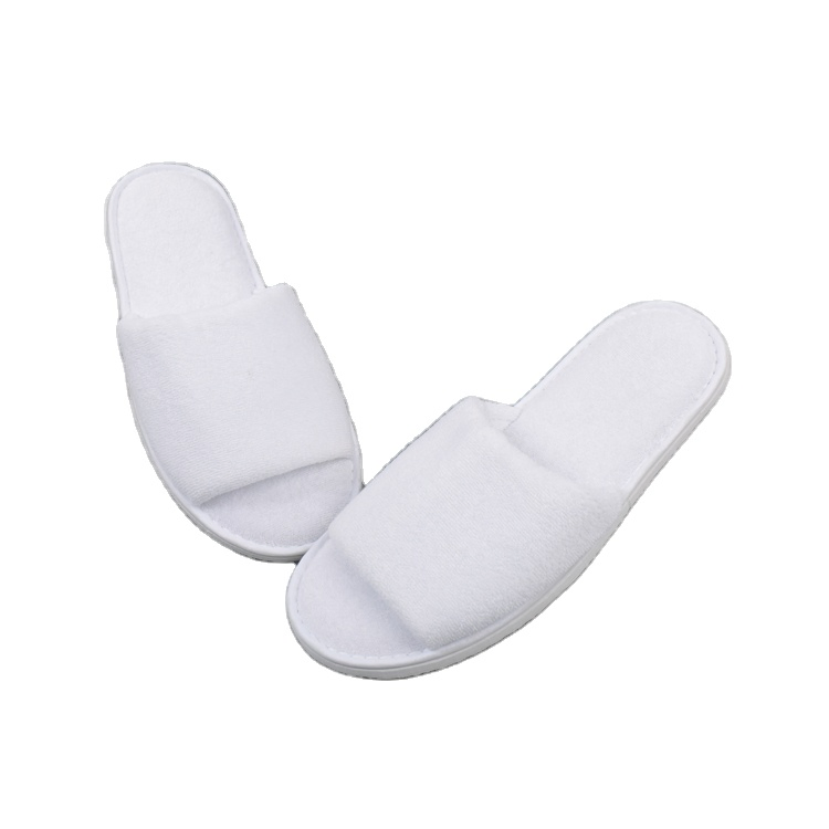 2021 Hot Cost Effective Disposable 100% Towel Hotel Slipper Woman Slipper
