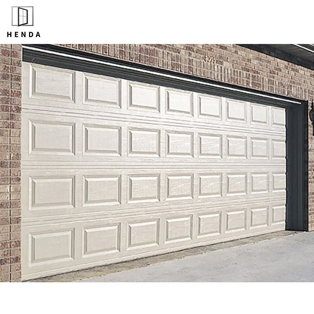 Wholesale Price America Hot Selling Remote Control Modern Style Iron Gate Sectional Overhead Steel Foam Core Roller Shutter Security/Steel/Glass Garage Door